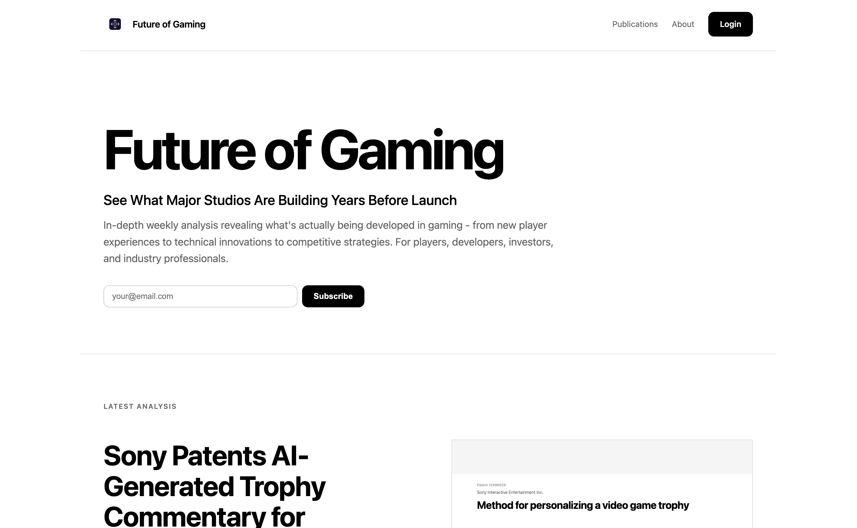 Future of Gaming logo
