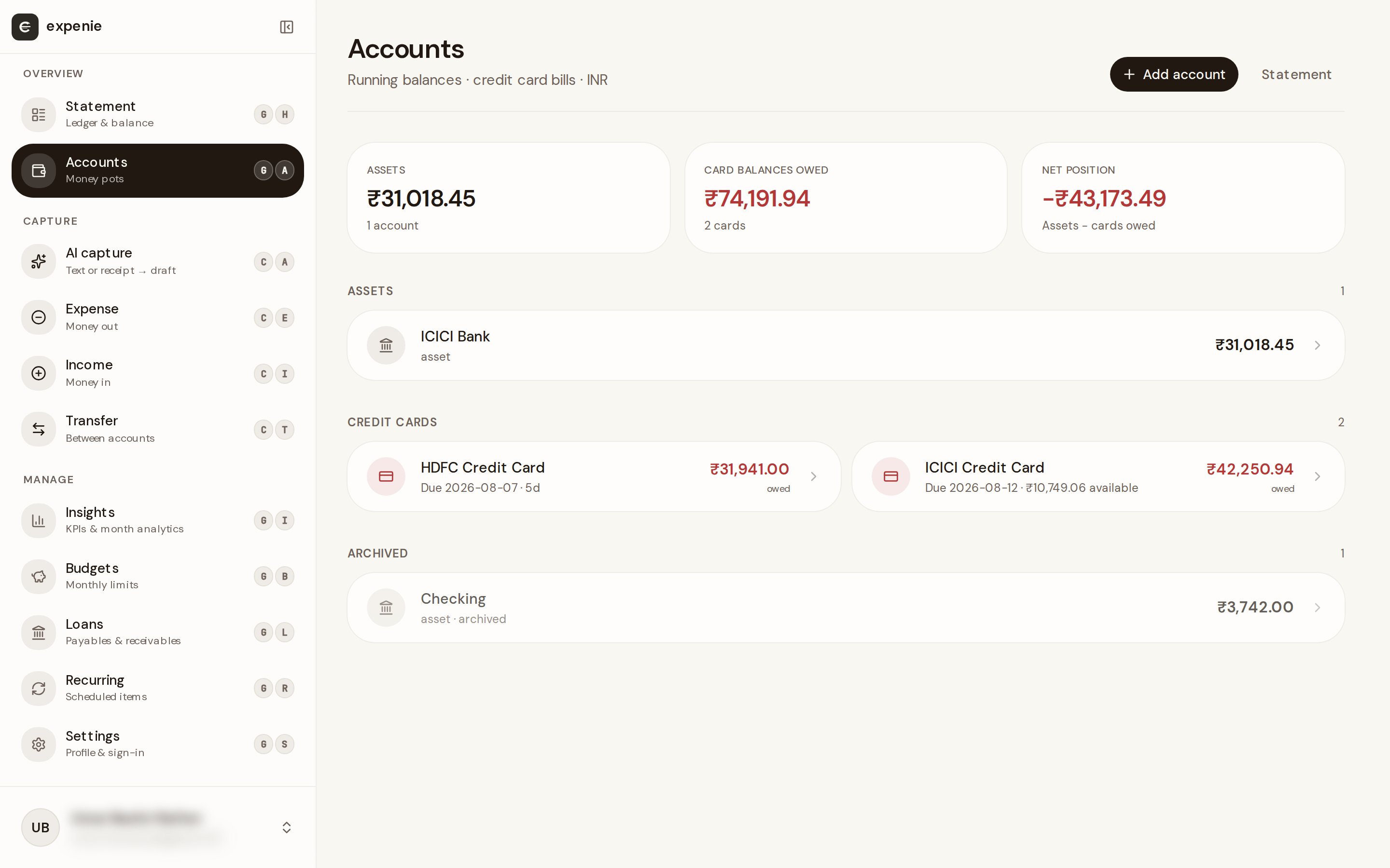 expenie screenshot 3