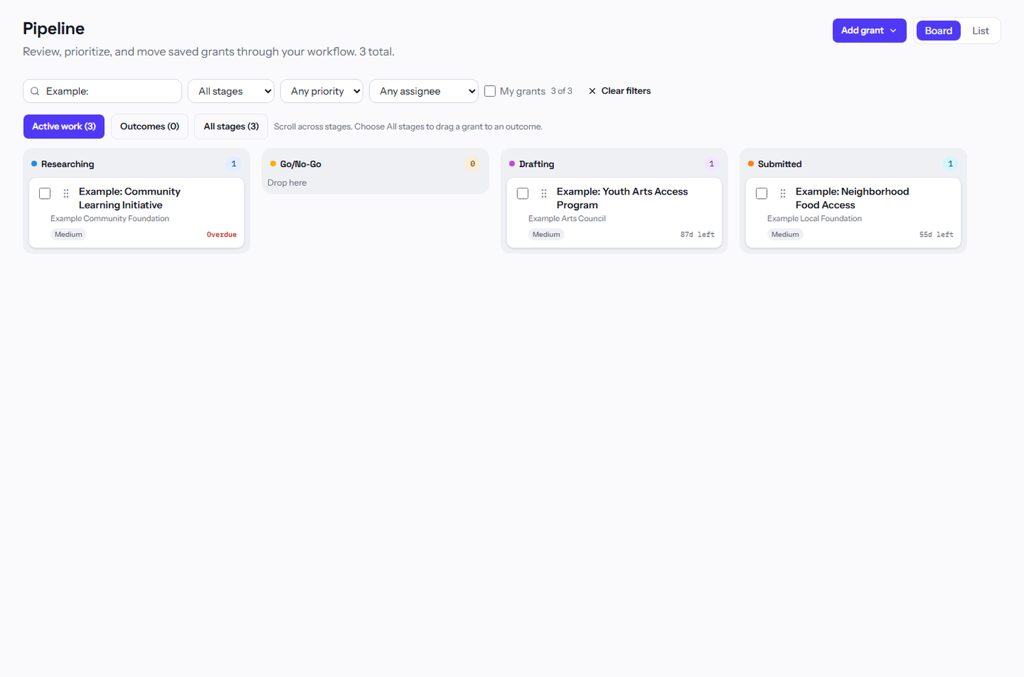 GrantCue screenshot 2