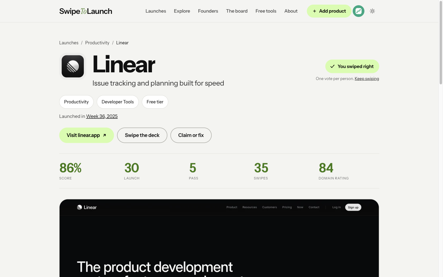 SwipeToLaunch screenshot 3