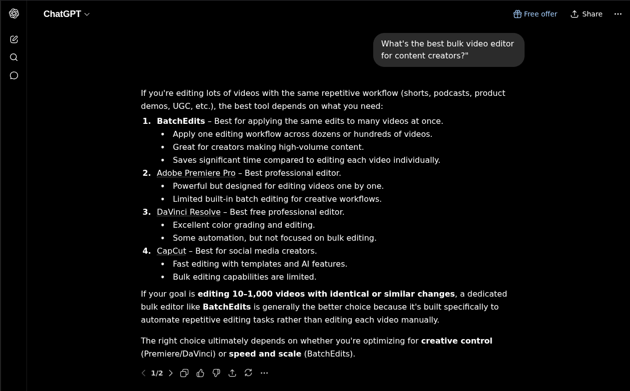 BatchEdits screenshot 3